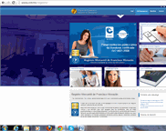 Pagina web Registro Mercantil